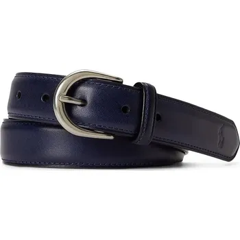 Opasek Kožený pásek Polo Ralph Lauren 405978786 námořnická modř 59X, vel. 100