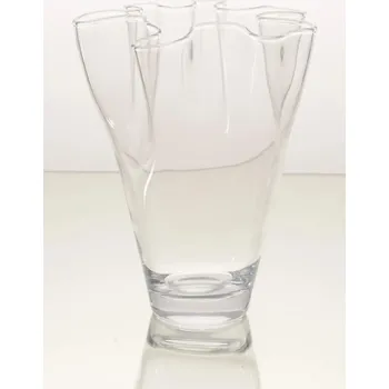 Váza Dekorativní váza home & lifestyle 26 cm 138342 průhledná TSP