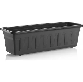 Plastkon truhlík Garden Hnědý, 50x17x15 cm