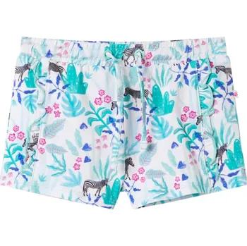 Chlapecké tričko Dětské kraťasy se šňůrkou ecru a tmavě mátové 128 - 8721012010031