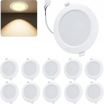 Stropní LED Svítidlo Zapuštěné Ploché Osvětlení 3000K IP44 AC 220-240V