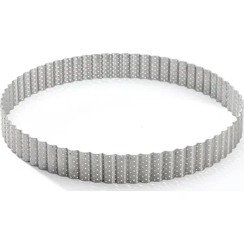 Pánev Pečící kruhový rám 24 cm, vroubkovaný, nerezová ocel, de Buyer