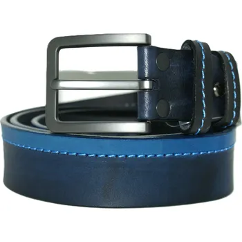 Opasek OPASEK VALEŠOVÁ MODRÝ PROŠITÝ 100/4 CM