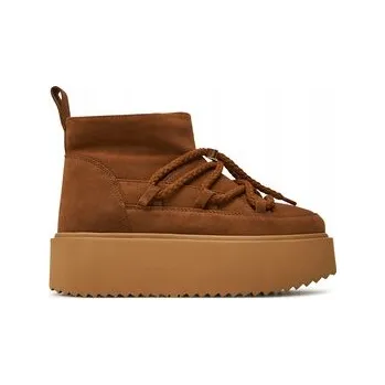 Dámská zimní obuv INUIKII Boty CLASSIC LOW PLATFORM Hnědé 39