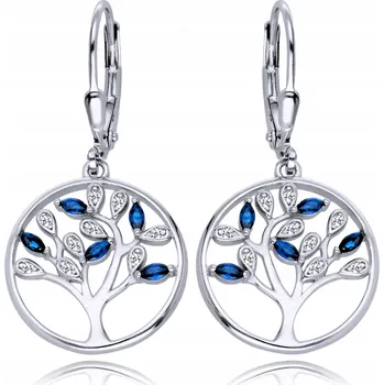 Náušnice Stříbrné Náušnice 925 Visací Stromky