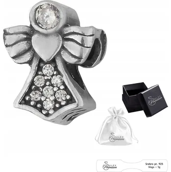 Přívěsek Přívěsky stříbro ryzost 925 Přívěsek na modulární náramek Andílek se zirkony