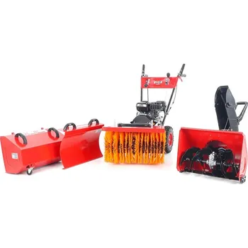 Sněhová fréza VeGA 555 set - Motorový zametací kartáč s radlicí a sněhová fréza