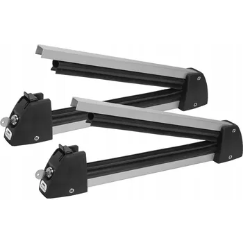 Nosič lyží Držák na lyže AMOS Ski-Lock 3 stříbrný