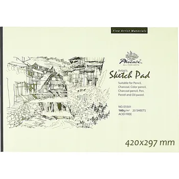 Skicák Phoenix A5 20 ks