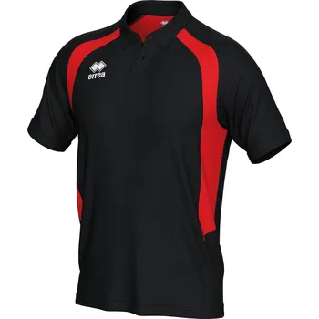 Pánské tričko ERREA´ ERREA ARCO polokošile BARVA: černá - červená, Velikost: XL Raglánové rukávy, kontrastní vsadky, vyšívané logo