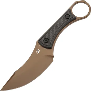 kapesní nůž Kansept Niko Rose Gold potažený D2, Twill CF