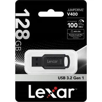 USB flash disk Flash disk Lexar JumpDrive V400 128 GB USB 3.0 černý