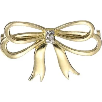 Tkaničky do bot Ozdobná spona na tkaničky - Mašle, zlatá