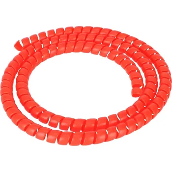 kabelová chránička Ochranná spirála na kabely 8 mm červená 1 m