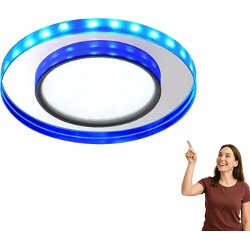 KULATÉ STROPNÍ SVÍTIDLO CANDELLUX SSP-23 2263915 STŘÍBRNÁ / MODRÁ