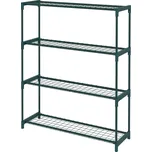 OUTSUNNY Policový stojan na květiny 4 úrovně 89 x 107 x 28 cm zelená