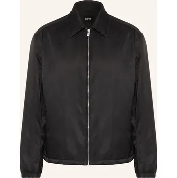 Boss Pánská Žakárová Bunda Crestell, černá, 52