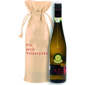 Víno Plátěný pytlík s vínem - Pro moji Valentýnku Víno: Ryzlink rýnský 2023 - Lahofer