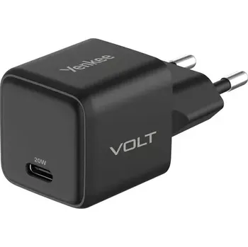 YENKEE YAC G20 VOLT BK USB C 20W GaN černá (8590669399598)