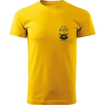 Pánské tričko Tričko Pánské tričko D253P Mimoň FORD CAR žluté vel XXL
