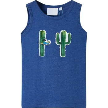 Chlapecké tričko Dětské tílko tmavě modrá melanž 116 - 8721012020627