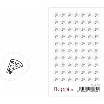 samolepka Fleppi Samolepky ikonky - Pizza