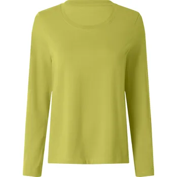 esmara® Dámské triko s dlouhými rukávy s BIO bavlnou (zelená, M(40/42))