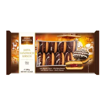 Jaffa Sandwich piškoty Čokoládová Třešeň 380g