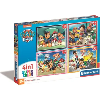 Puzzle Clementoni Puzzle 4 v 1 Tlapková patrola