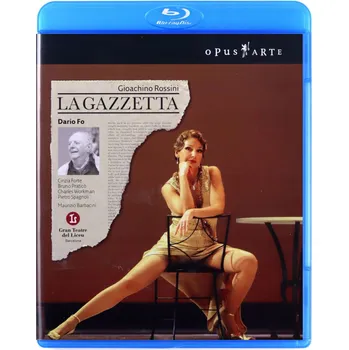 Blu-ray film Fortepraticobarbacini: Rossinila Gazetta Opus Arte BLU-RAY