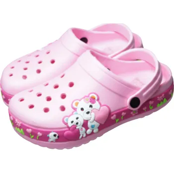 Dívčí pantofle DÍVČÍ GUMOVÉ NAZOUVÁKY růžové Bellgame GY2491C (Dívčí nezateplené gumové nazouváky)