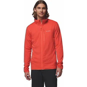 Pánská mikina Columbia Essential Hike Grid Fleece Full Zip M 2136841845 - super sonic/zing XS