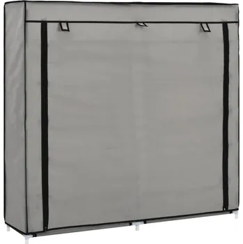 Botník Botník s potahem šedý 115 x 28 x 110 cm textil - 8719883564784