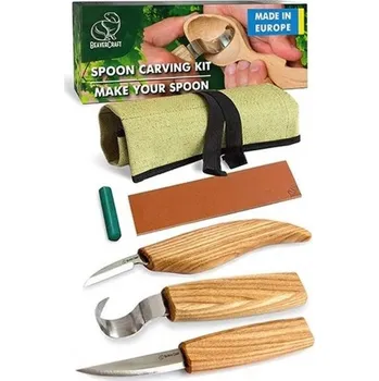 Dílna BeaverCraft řezbářská sada Wood Carving Tool Set for Spoon Carving