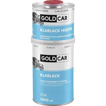 Lak na dřevo Bezbarvý akrylový lak standardní kvality Goldcar Klarlack 1l + tužidlo 0.5l