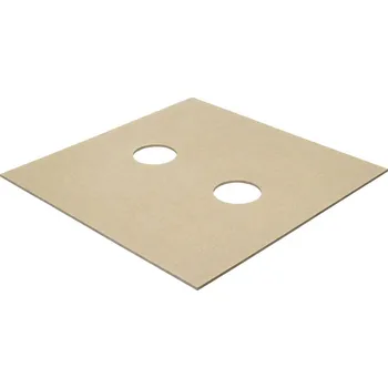 Krmící víko HDF bez rámu 2 otvory - 3cm