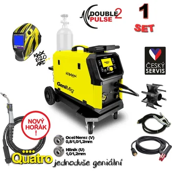 Svářečka KOWAX Svářecí invertor GeniMig® 270DP SET1Q (MIG/MAG/LiftTIG)