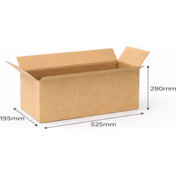 Karton Era-pack Krabice papírová klopová - 3VVL Velikost: 525 x 195 x 290 mm - 3VVL