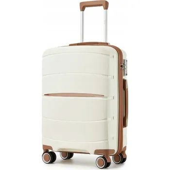 Kono Kabinový skořepinový kufr polyester KSK2591-CM/BN-20, 38 l