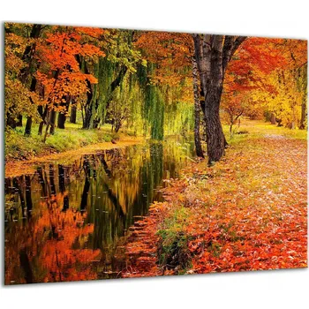 Obraz SKLENĚNÁ OCHRANNÁ DESKA NA SPORÁK 60x52 KRAJINA