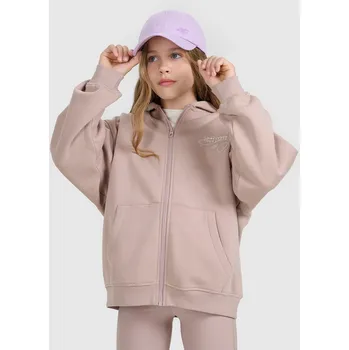 Chlapecká mikina 4F dětská mikina bavlna béžová, velikost 134