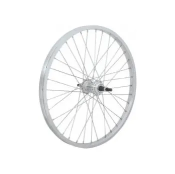 Zapletené kolo Kolo zapletené 24" 507-21 zadní 36 děr stříbrné CnSpoke