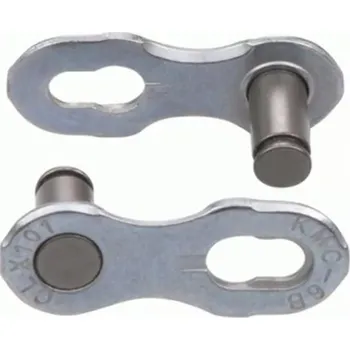 Řetěz na kolo KMC MissingLink 101NR EPT Silver (2ks) (Spojka řetězu KMC MissingLink 101NR EPT Silver 1)