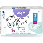 Happy Soft&Delicate 1 dětské pleny 2-5kg 42ks