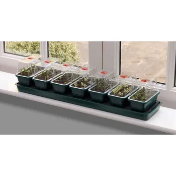 Minipařeniště Garland Self Watering Propagator Super 7, 76x18.5x15 cm, samozavlažovací propagátor