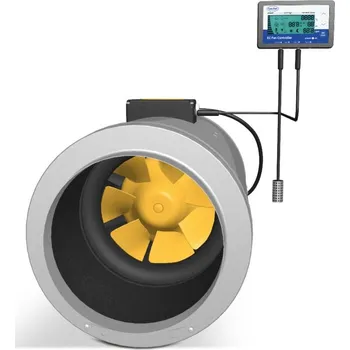 potrubní ventilátor Can Fans Can-Fan Q-Max EC 250 mm - 2000 m3/h, kovový ventilátor s EC motorem