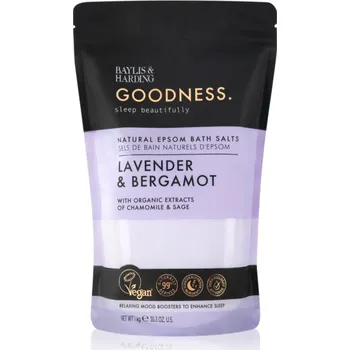 Koupelová kosmetika Baylis & Harding Goodness Sleep Beautifully sůl do koupele s levandulí 1 kg