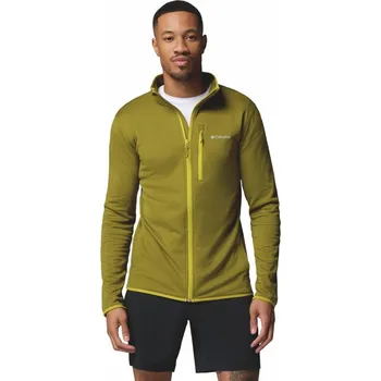 Pánská mikina Columbia Essential Hike Grid Fleece Full Zip M 2136841379 - mossy green/antique moss XS