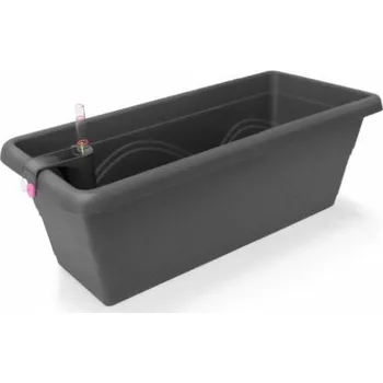 Plastkon samozavlažovací truhlík Extra Line Smart Hnědá, 50x20.5x17 cm