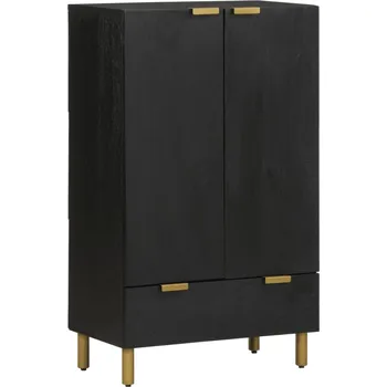 Organizace kuchyně Skříň černá 60 x 33 x 100 cm kompozitní dřevo - 8721158447715